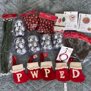 Michael’s Christmas Wreath Supplies and Felt Crafts: Stockings, bells, and more
